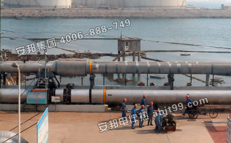 中國青島油港液體化管道電伴熱保溫